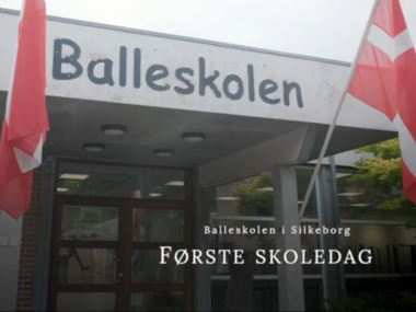 Første skoledag på Balleskolen
